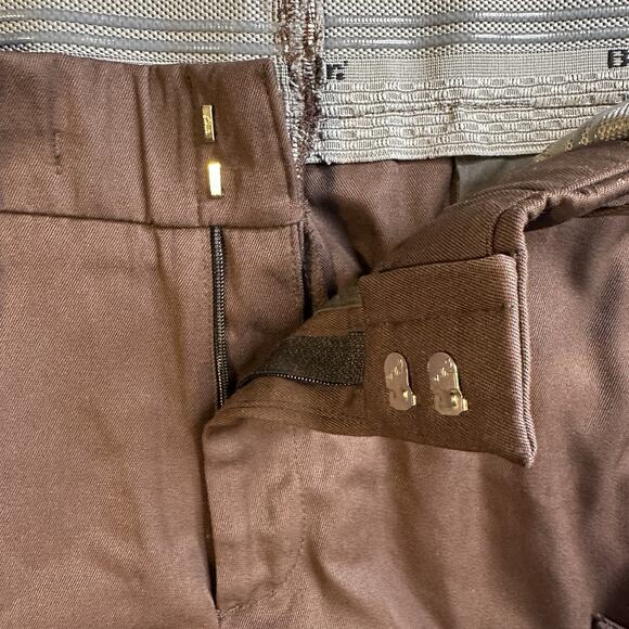 NEW MENS BLAUER 8980 CARGO POCKET RAYON POLYESTER PANTS BROWN 38X30 - Picture 5 of 11